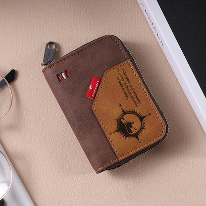 organ style multiple card slots wallet