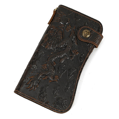 mens crazy horse leather wallet