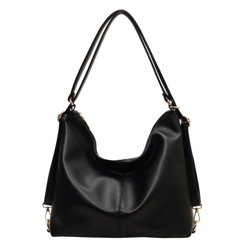 PU-textured Vintage Shoulder Bag For Women Niche Design With A Premium, High-end Vibe