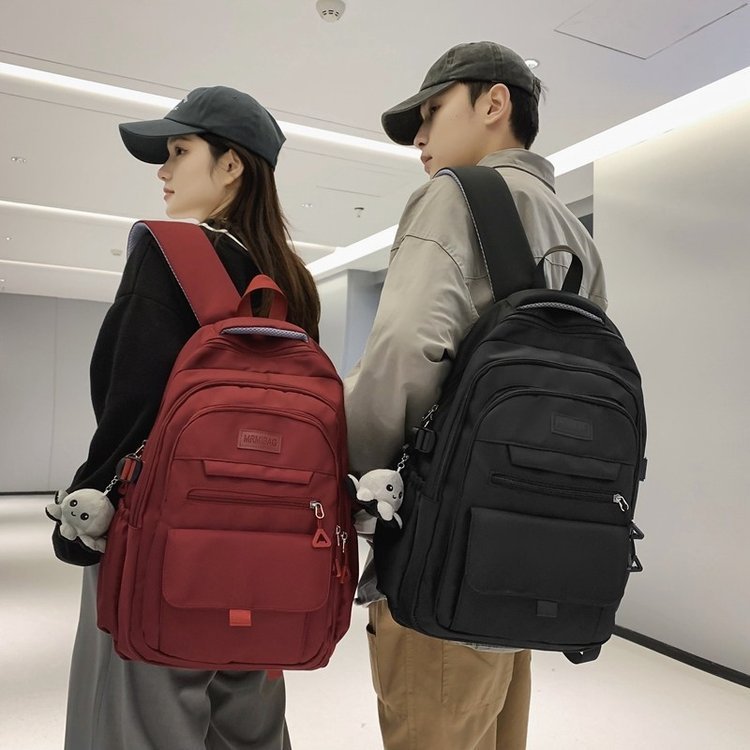 simple large capacity travel backpack for women casual japanese