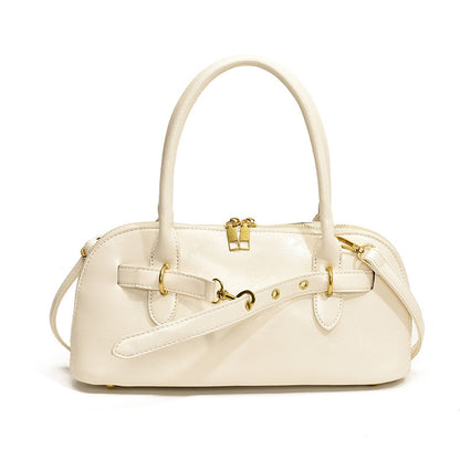 retro portable fashion shoulder bag simple large capacity crossbody bag