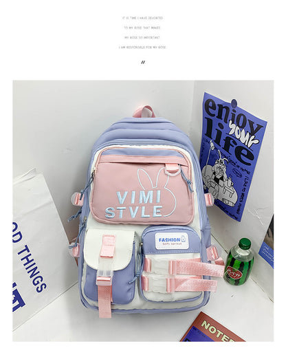 female junior high school student large capacity good looking backpack