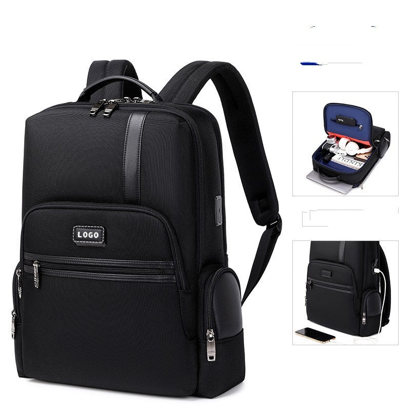 mens large capacity business travel waterproof rucksack