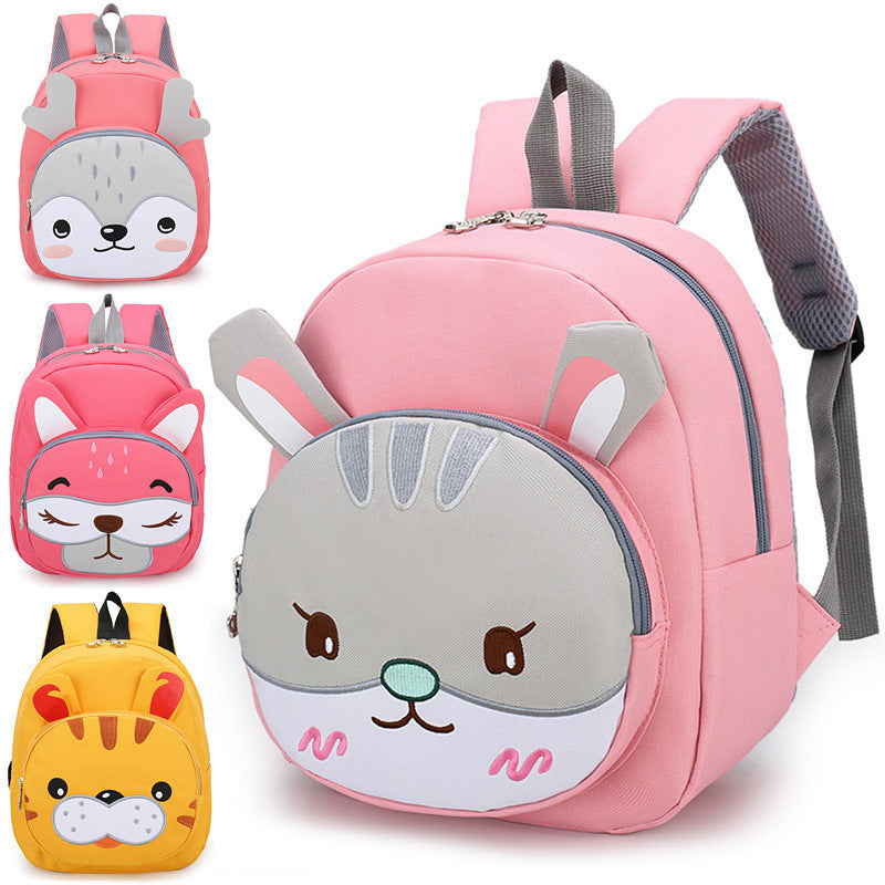 cute animal cartoon children nylon backpack