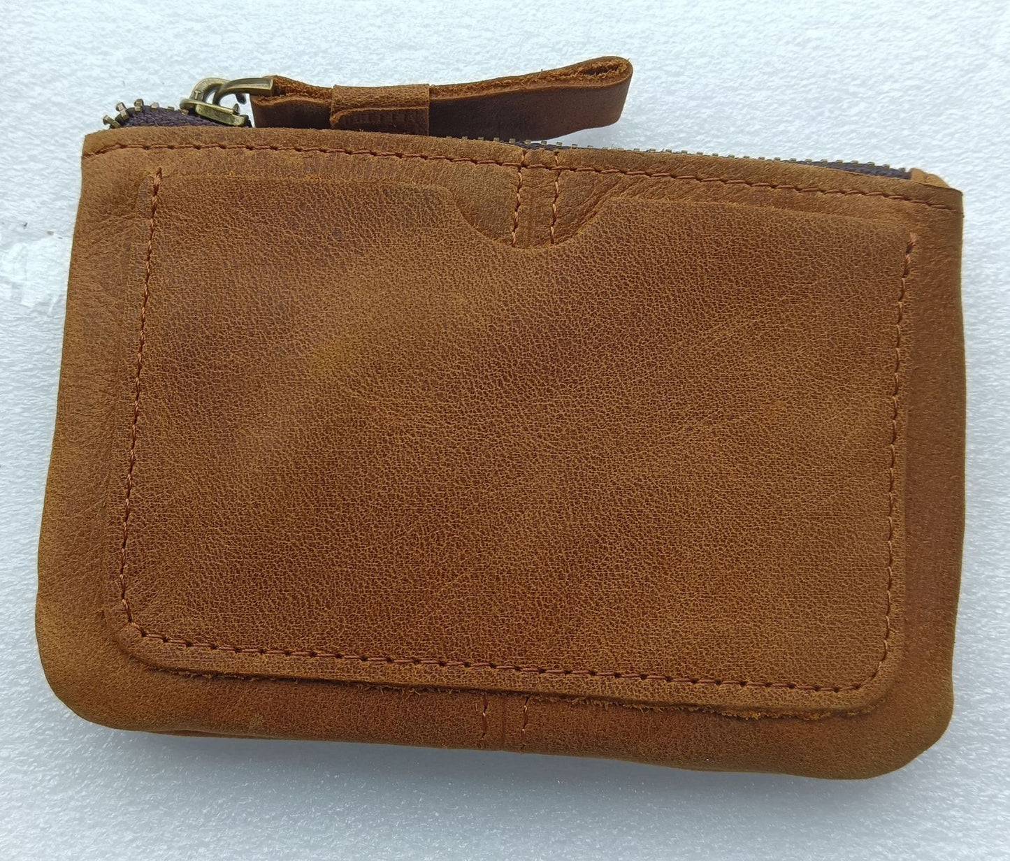 mens retro crazy horse leather coin purse