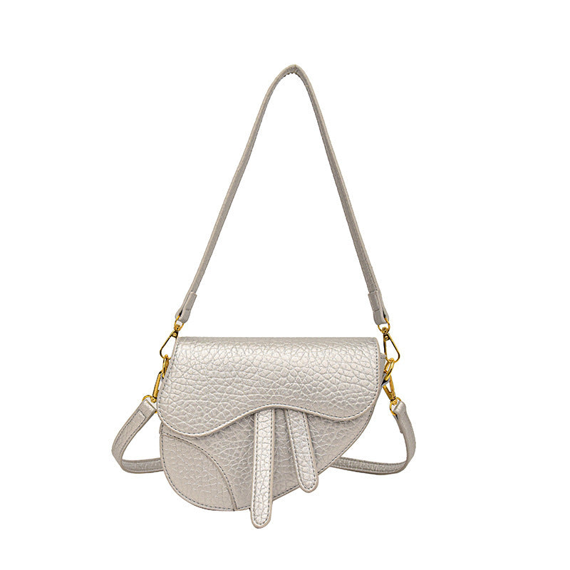 womens simple shoulder saddle crossbody bag