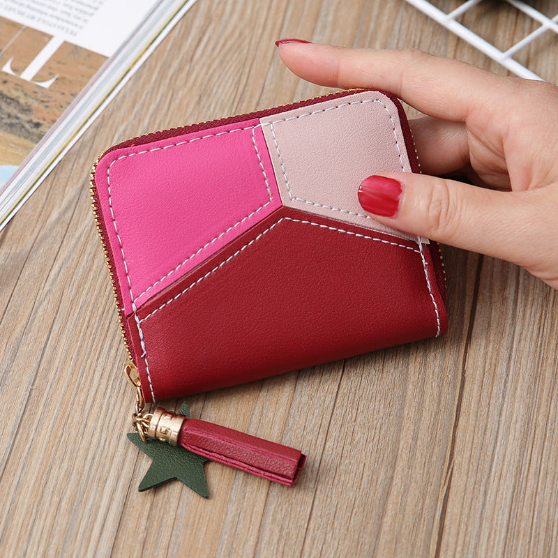 purse card ladies wallet for women girl bag clutch leather