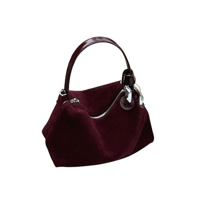 Women's Leather High-grade Frosted Suede Handbag Crossbody Bag Niche Design