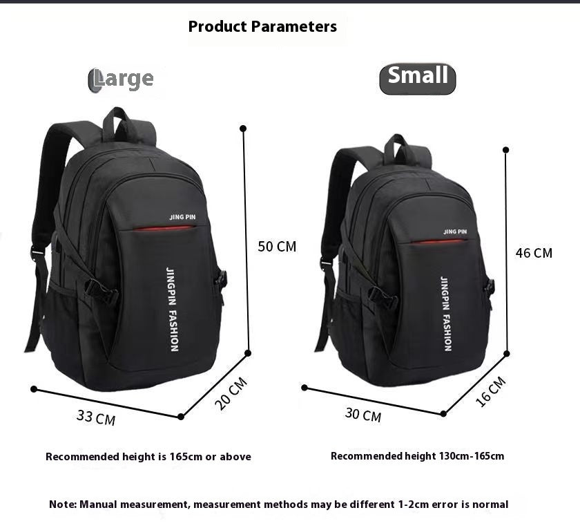 large capacity travel backpack nylon