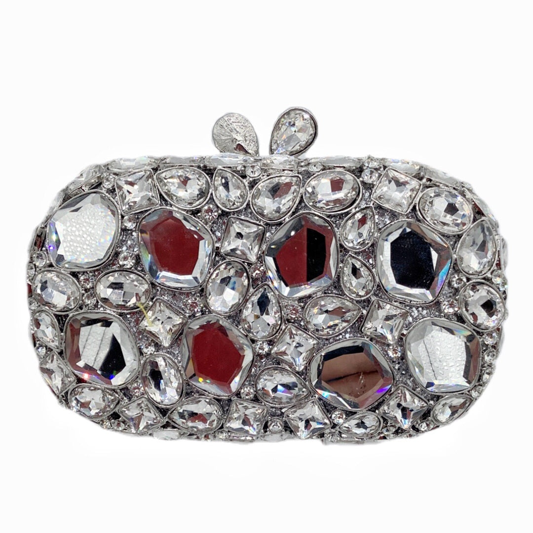 hand held new diamond evening bag