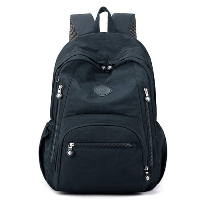 Waterproof Computer Bag Backpack Women's Multi-pocket Coverable Handle