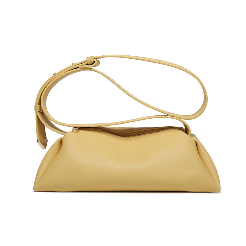 fashion one shoulder crossbody new soft high sense niche pillow bag