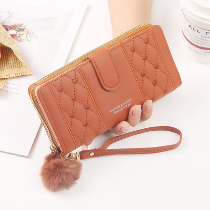 womens long niche design wallet