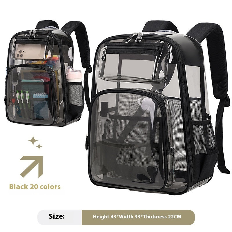 Waterproof Large Capacity Transparent Backpack