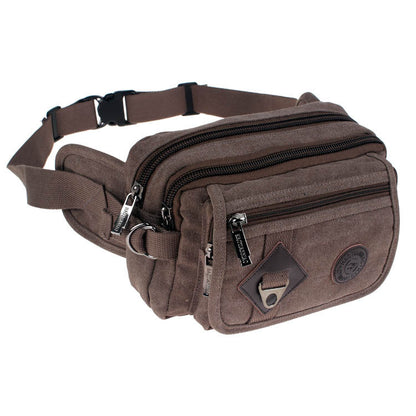 outdoor sports running canvas crossbody waist bag
