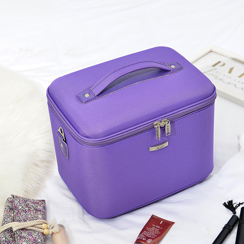 large capacity portable korean version simple portable cosmetic case