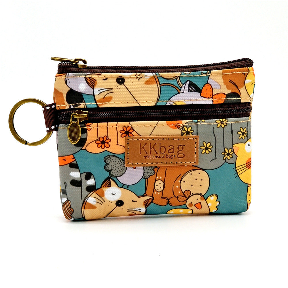 printed film cartoon change purse