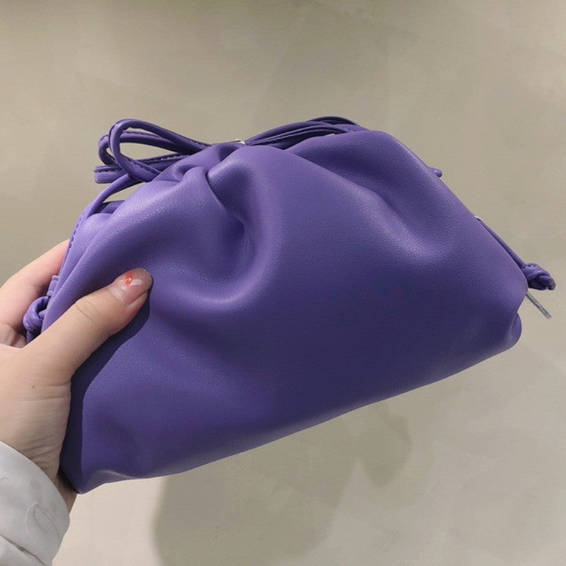 fashion one shoulder messenger hand made dumpling bag female