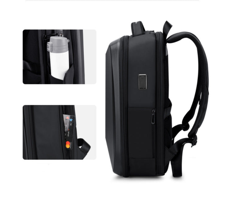 mens business casual password lock anti theft backpack business trip travel laptop bag student schoolbag