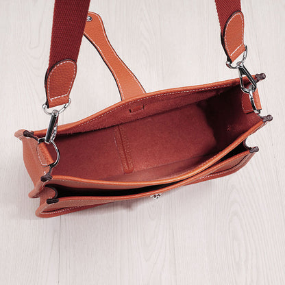 women litchi stria leather crossbody shoulder togo classic purse handbag bags h