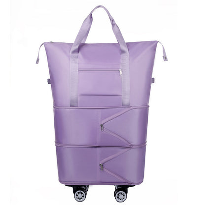 universal wheel expandable luggage oversized capacity travel bag