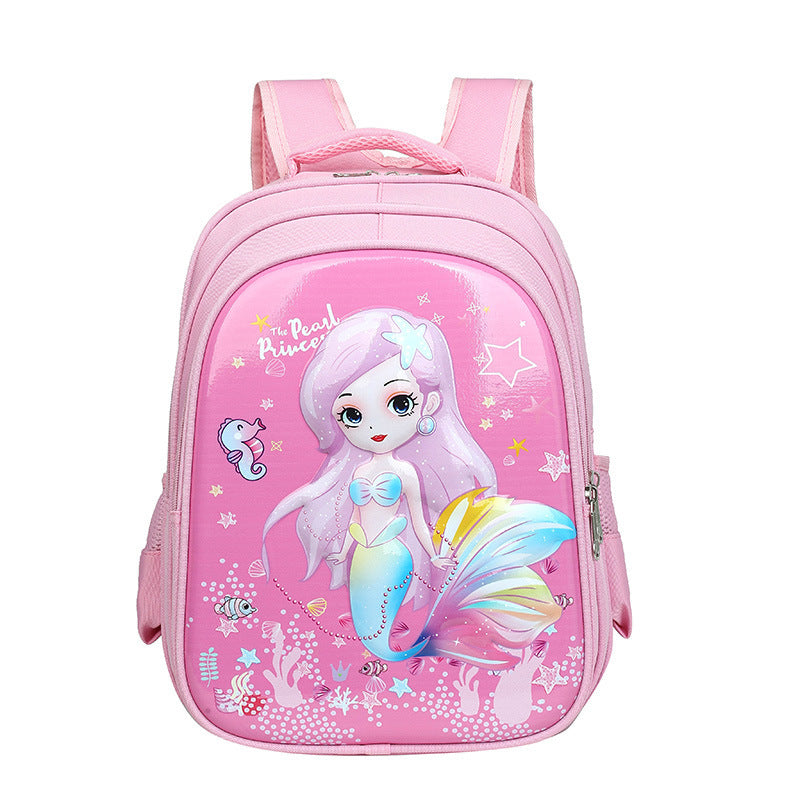 cartoon breathable burden reducing childrens backpack