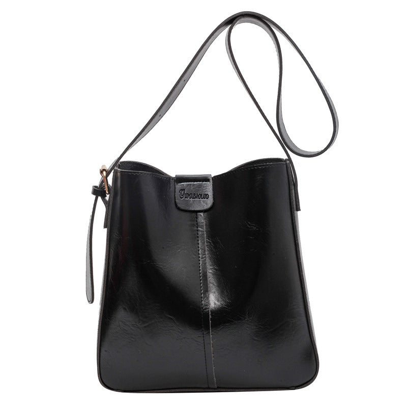large capacity bucket fashion womens cross body bag fashion womens shoulder bag autumn and winter handbag