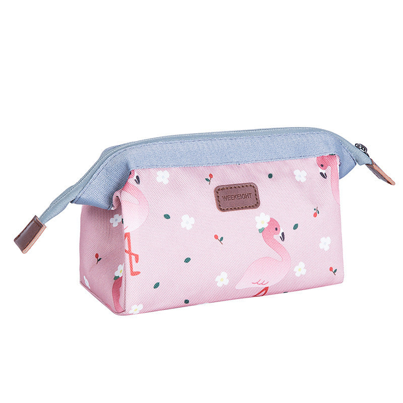 flamingo cosmetic bag