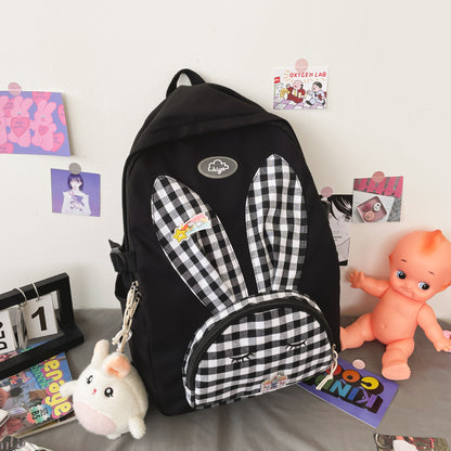 cute japanese cartoon rabbit large capacity student school bag backpack