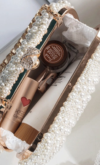 pearl dinner clutch