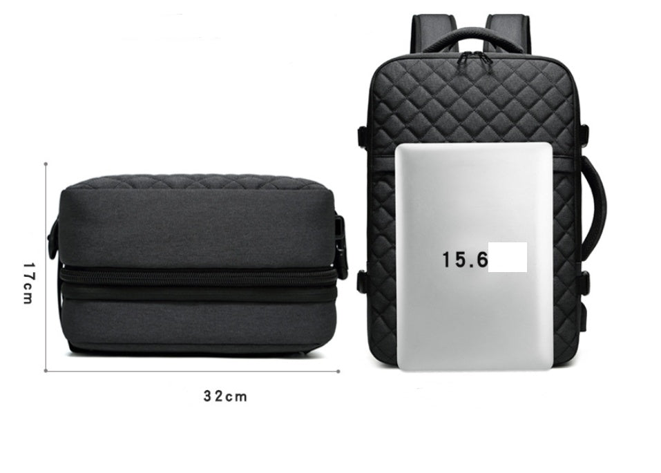 expandable backpack computer bag