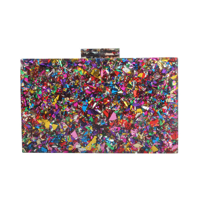 all match acrylic beads small square bag