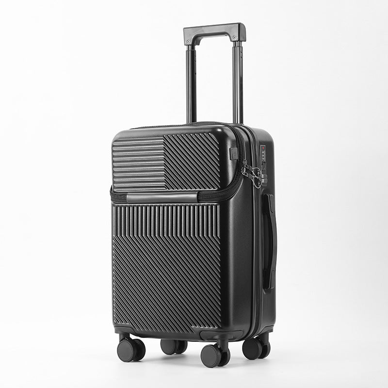 us multi functional front fastening luggage large capacity