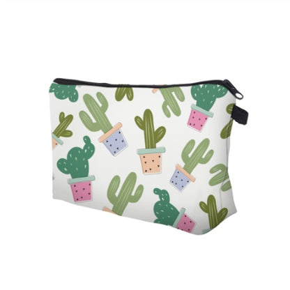 cactus 3d print cosmetic bag