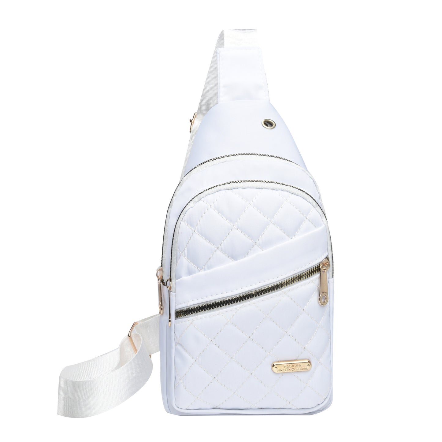 nylon chest bag womens fashion rhombus crossbody bag