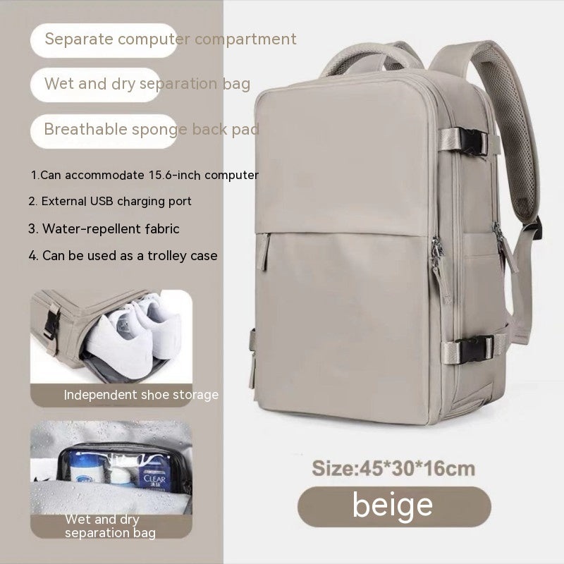 large capacity multifunctional travel waterproof mummy backpack