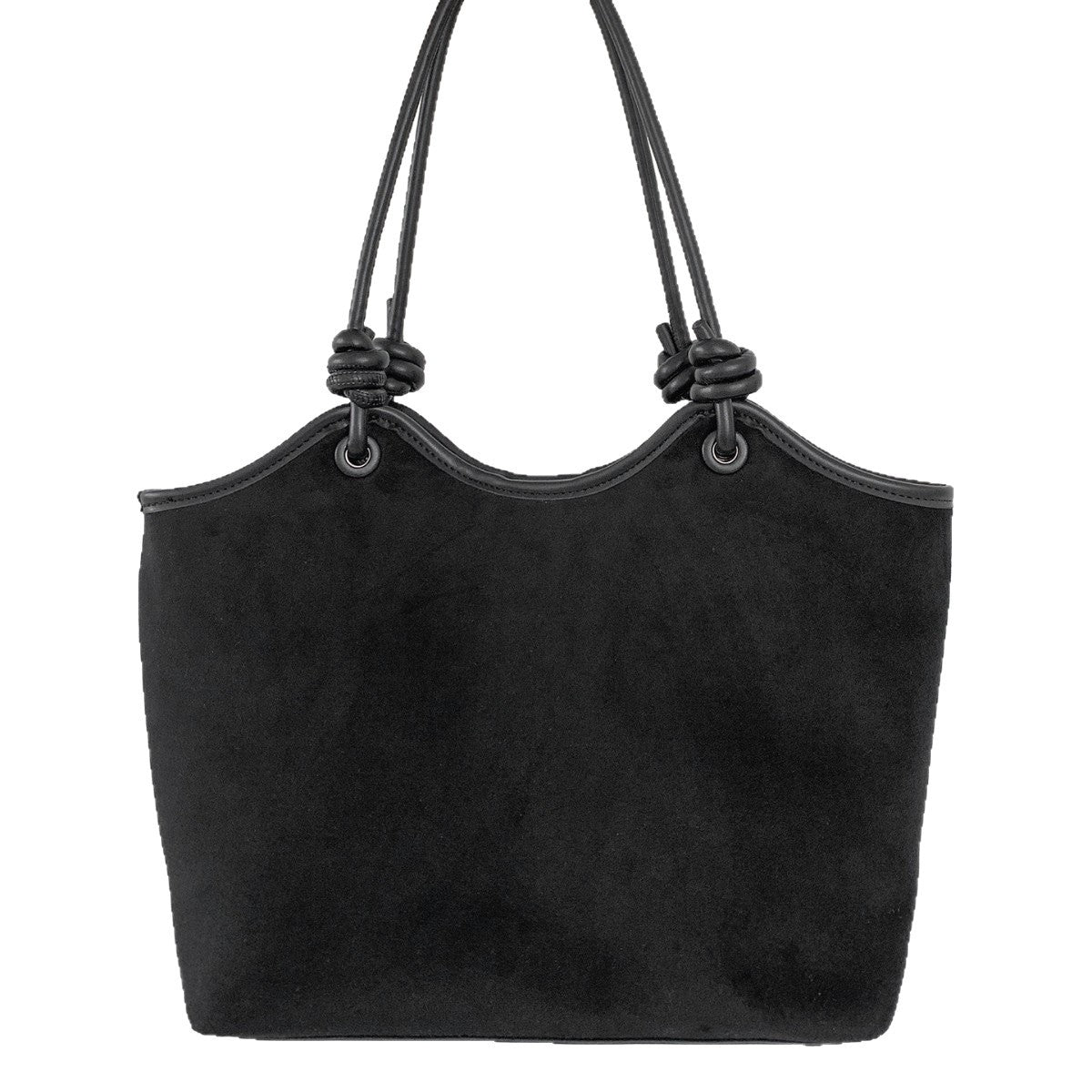 Retro Western-style Solid-color Suede-velvet Shoulder And Tote Bag For Women