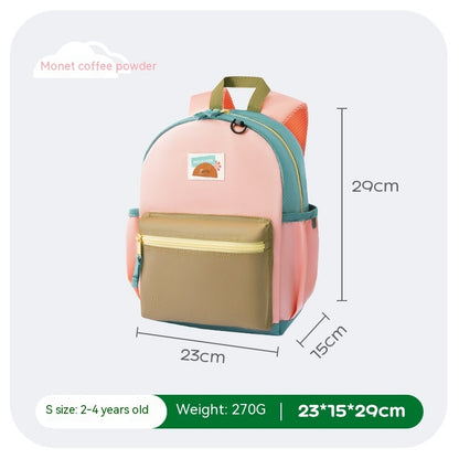 kindergarten backpack children and boys super light