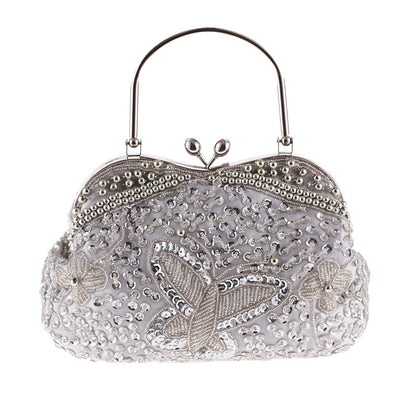 Bead Embroidery Pure Handicraft Bag Evening Banquet Classical Bag
