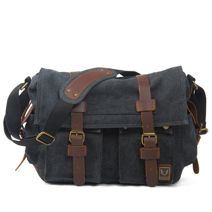 mens crossbody canvas shoulder bag