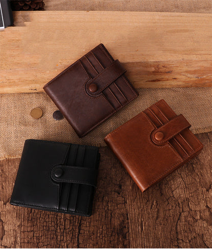 antimagnetic leather mens wallet