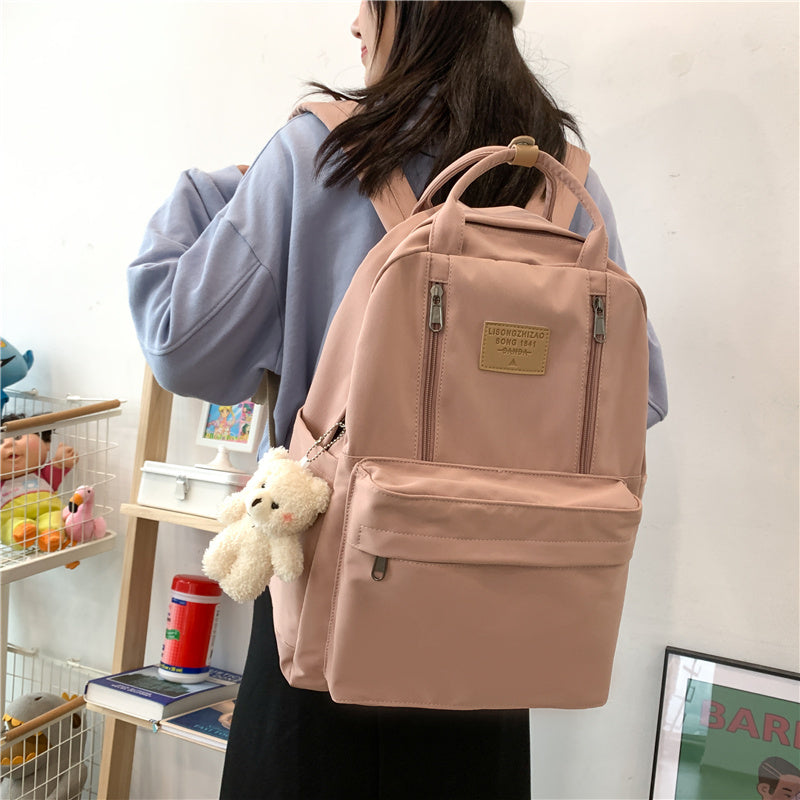 cool backpacks school bag double zipper tote bags