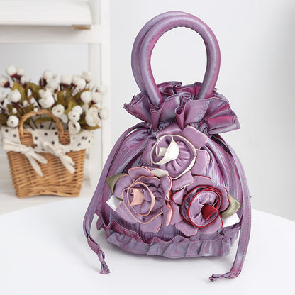 handbag dinner bag cloth bag korean version of solid color womens bag