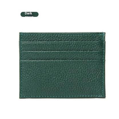 certificate genuine leather bag change credit card first layer cowhide
