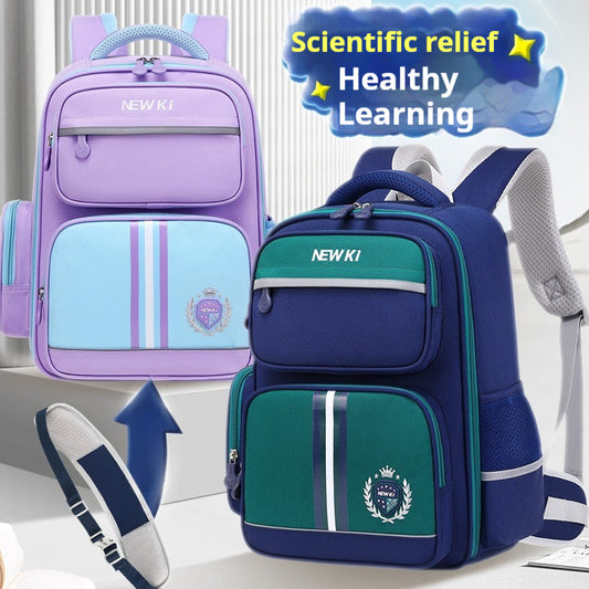 School Student Schoolbag Children's Waterproof Backpack Wear-resistant Men And Women