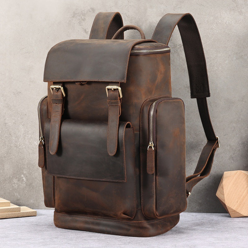 retro mens backpacks for large capacity travel