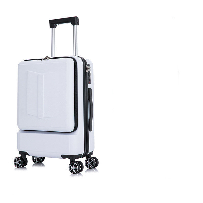 front and rear opening universal wheel trolley case