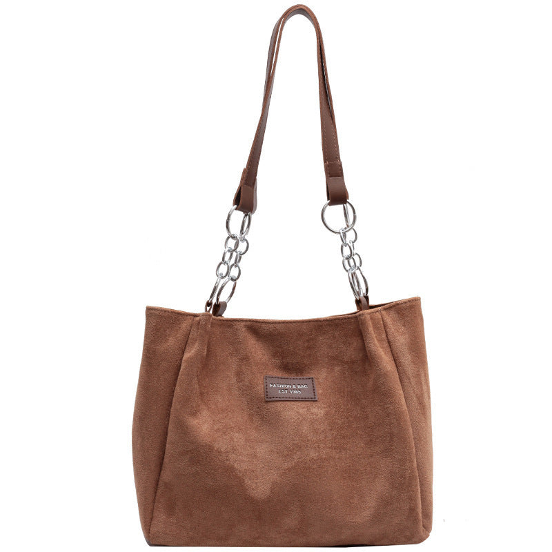 casual suede large capacity bag popular