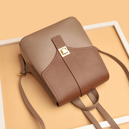 fashionable all match anti theft lock womens bag