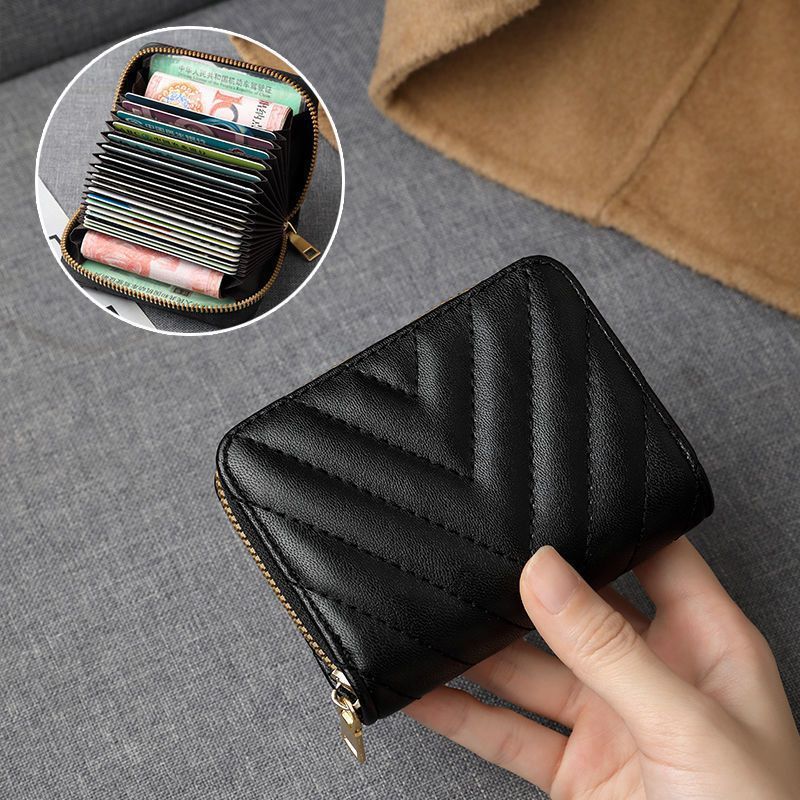 multiple card slots wallet niche card holder female